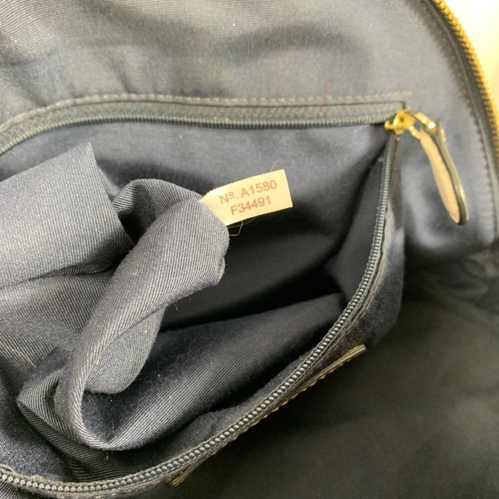 COACH Cora Crossgrain Domed Satchel F34491 Midnight/Chalk + Hang Tag *NO STRAP - Picture 9 of 13